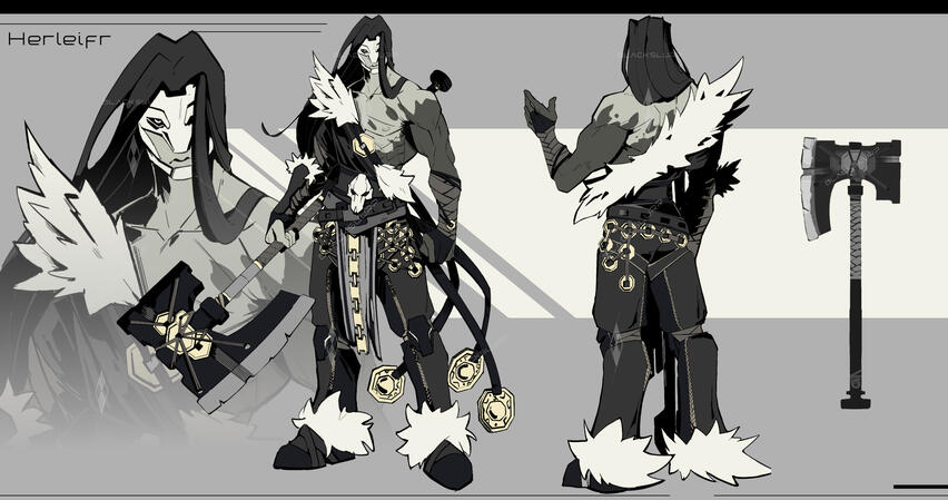 Hades style charadesign