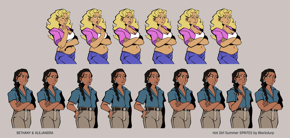 Hot Girl Summer Sprites 2
